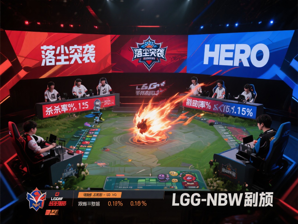 Hero/LGD.NBW首战数据:落尘突袭100%击杀率 对于电竞爱好者而言,赛场上的数据不仅是比